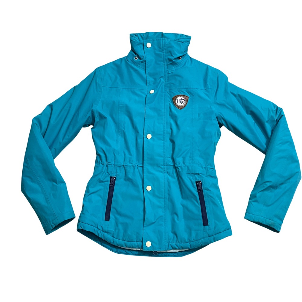 Horsewear Ireland Girls XS‎ Coat Teal Color 100% Polyester Equestrian